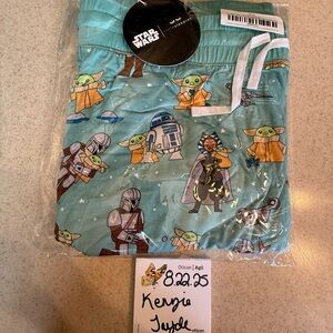 Little Sleepies Grogu & Friends Womens PJ Pants Medium